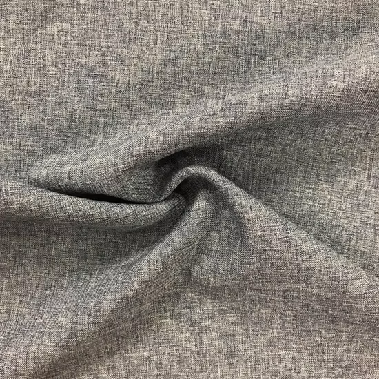 Tejido de poliéster con aspecto de lino catiónico teñido liso para prendas de vestir